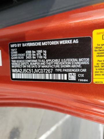 WBA2J5C51JVC07267 BMW M240i