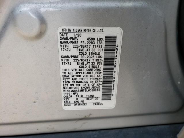 JN8AT2MT9LW038618 Nissan ROGUE S