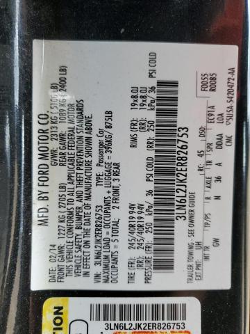 3LN6L2JK2ER826753 Lincoln MKZ