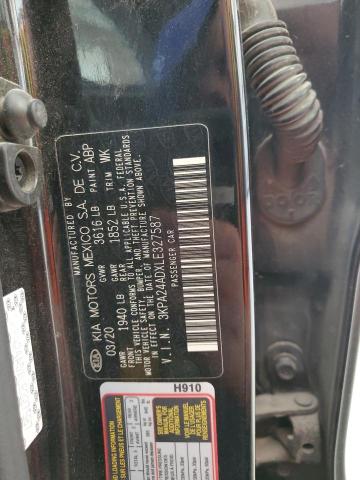 3KPA24ADXLE327587 KIA RIO LX