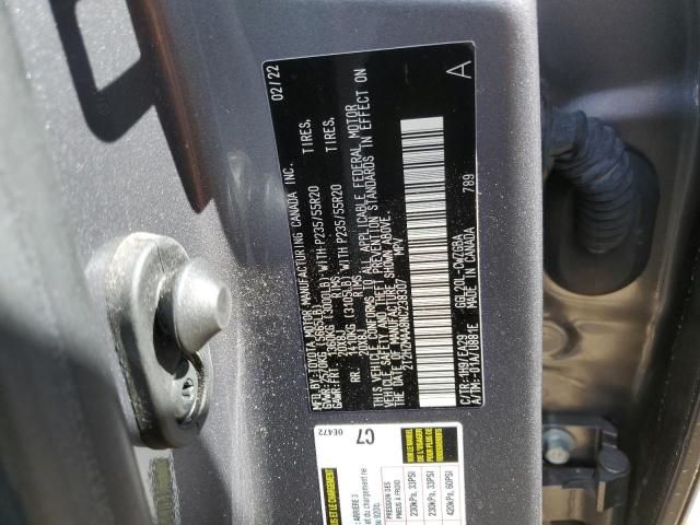 2T2HZMAA8NC238307 Lexus RX 350