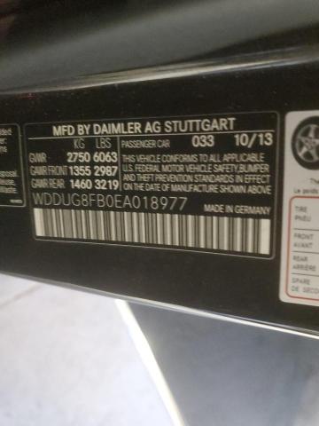 WDDUG8FB0EA018977 Mercedes-Benz S 550 4matic