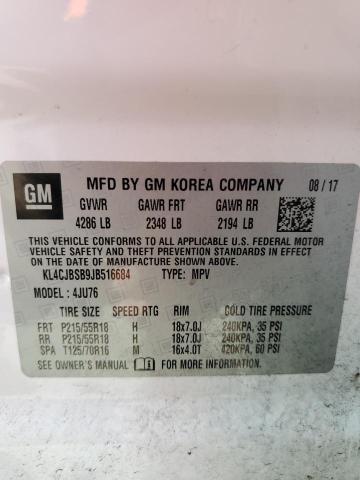 KL4CJBSB9JB516684 Buick Encore Preferred Ii