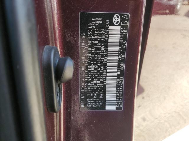 5YFBURHE8HP650875 Toyota COROLLA L