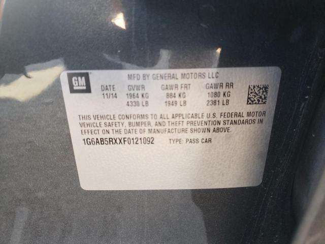 1G6AB5RXXF0121092 Cadillac ATS LUXURY