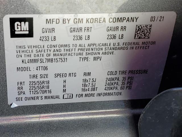 KL4MMFSL7MB157531 Buick Encore Gx Essence