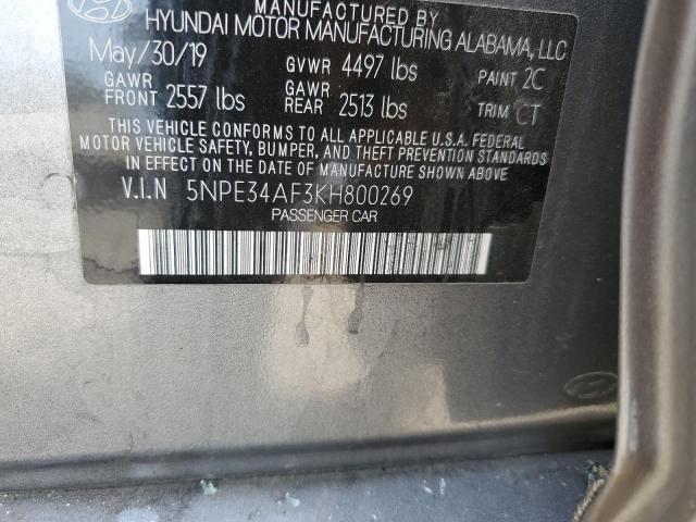 5NPE34AF3KH800269 Hyundai Sonata Limited