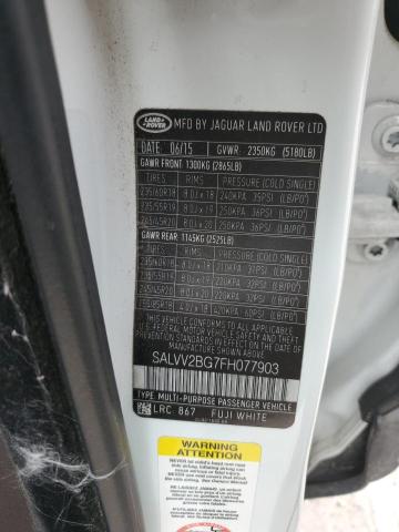 SALVV2BG7FH077903 Land Rover Range Rover Evoque Prestige Premium