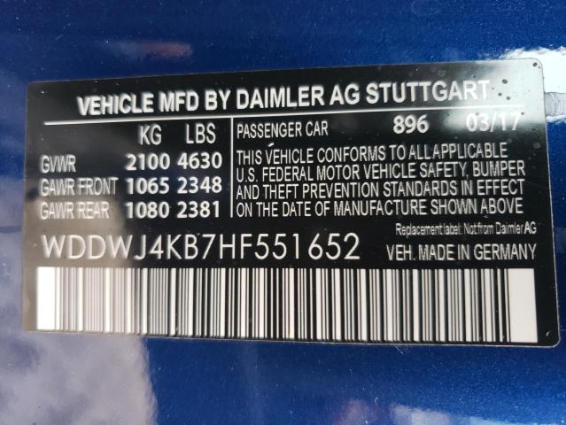 WDDWJ4KB7HF551652 Mercedes-Benz C 300 4matic