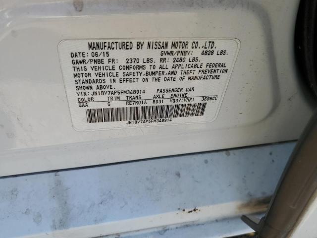 JN1BV7AP5FM348914 Infiniti Q50 BASE