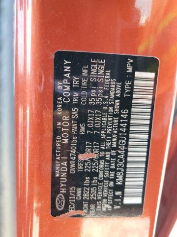 KM8J3CA44GU144146 Hyundai Tucson Limited