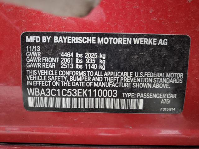 WBA3C1C53EK110003 BMW 328 I Sulev