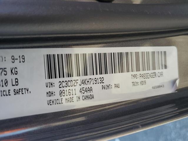2C3CDZFJ4KH719132 Dodge Challenger R/t Scat Pack
