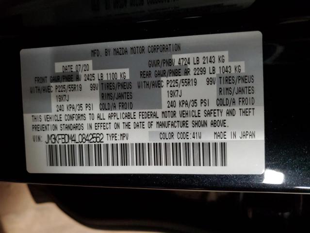 JM3KFBDM4L0842562 Mazda Cx-5 Grand Touring