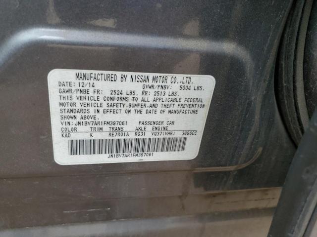 JN1BV7AR1FM397061 Infiniti Q50 BASE