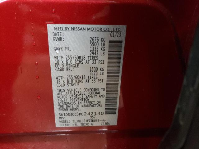 5N1DR3CC3PC242140 Nissan Pathfinder Sl