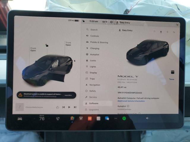 5YJYGAEEXMF222433 Tesla Model Y