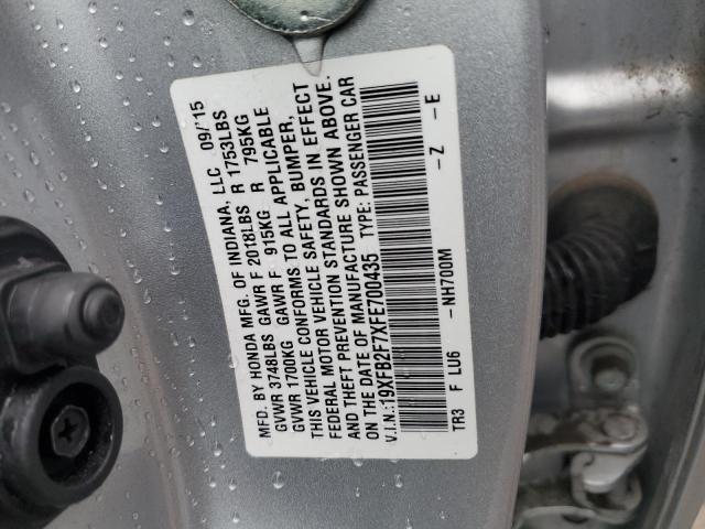19XFB2F7XFE700435 Honda CIVIC SE