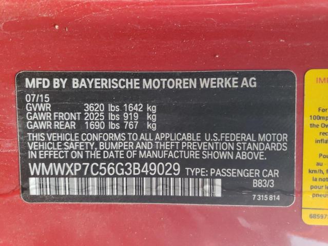 WMWXP7C56G3B49029 Mini COOPER S