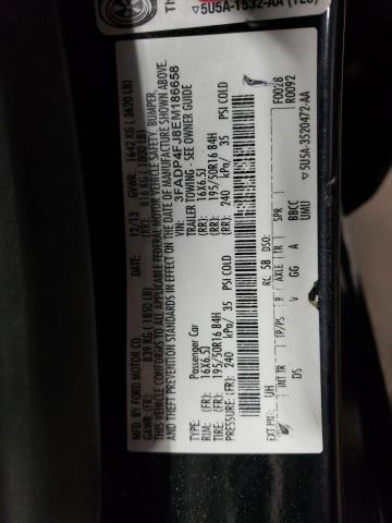 3FADP4FJ8EM186658 Ford Fiesta Titanium
