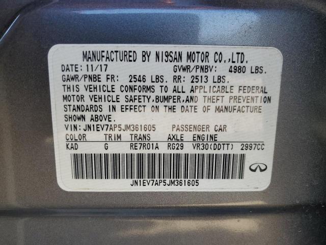 JN1EV7AP5JM361605 Infiniti Q50 LUXE