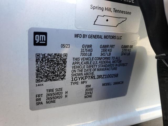 1GYKPTRL3RZ100258 Cadillac Lyriq Sport