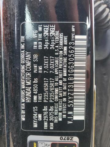 5XYZT3LB1GG305623 Hyundai SANTA FE SPORT