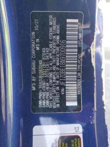 JF1ZDBE18N9700916 Subaru Brz Limited