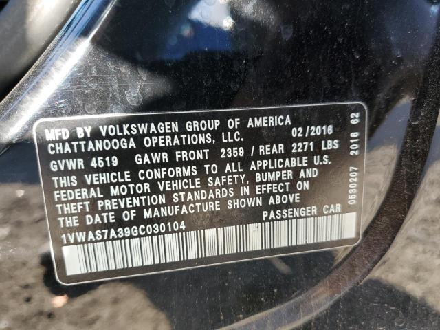 1VWAS7A39GC030104 Volkswagen PASSAT S
