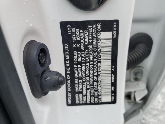 SHHFK7H95LU212638 Honda Civic Sport Touring