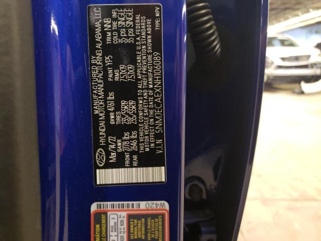 5NMJECAEXNH106089 Hyundai Tucson Limited
