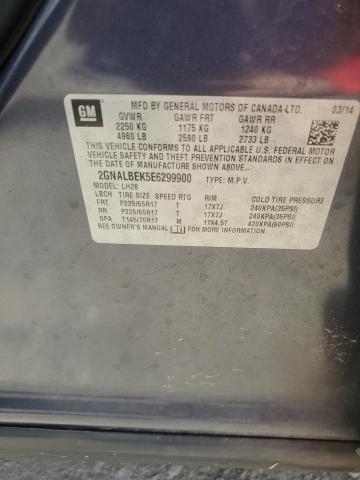 2GNALBEK5E6299900 Chevrolet EQUINOX LT