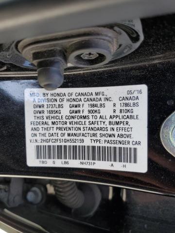 2HGFC2F51GH552159 Honda Civic Lx