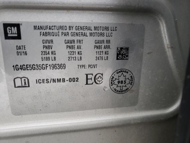 1G4GE5G35GF196369 Buick Lacrosse Premium