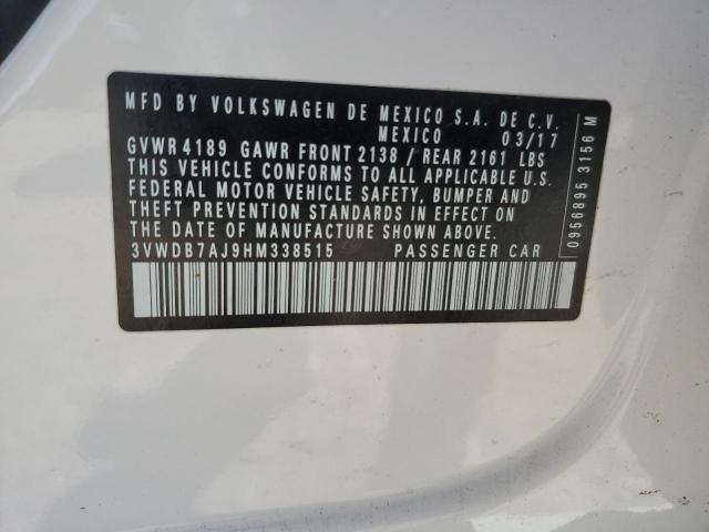3VWDB7AJ9HM338515 Volkswagen JETTA SE