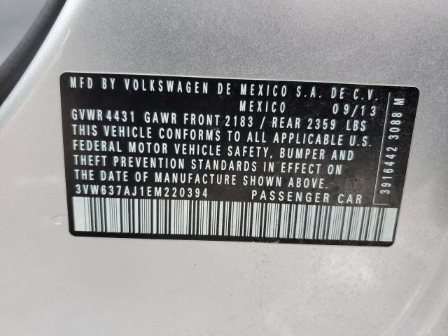 3VW637AJ1EM220394 Volkswagen Jetta Hybrid