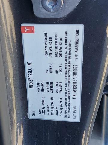 5YJ3E1EB7JF066675 Tesla MODEL 3