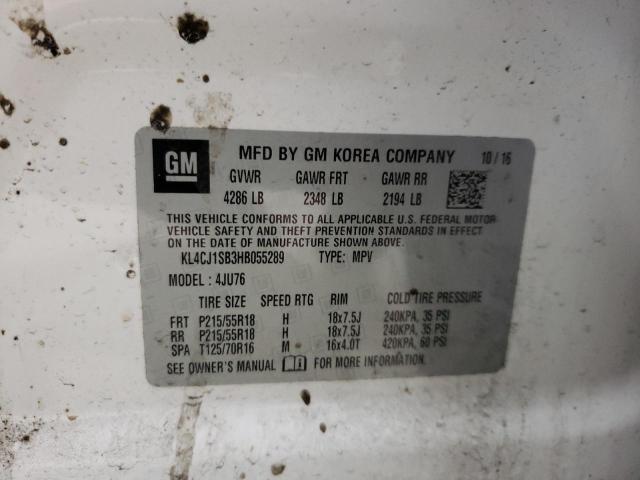KL4CJ1SB3HB055289 Buick Encore Sport Touring