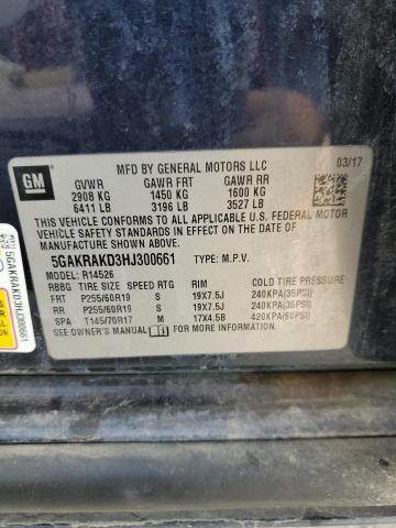 5GAKRAKD3HJ300661 Buick Enclave