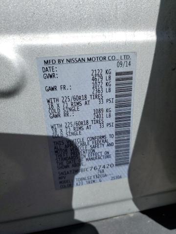 5N1AT2MV8FC767420 Nissan ROGUE S