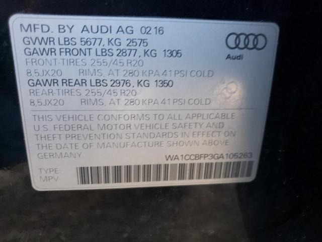 WA1CCBFP3GA105263 Audi Sq5 Premium Plus