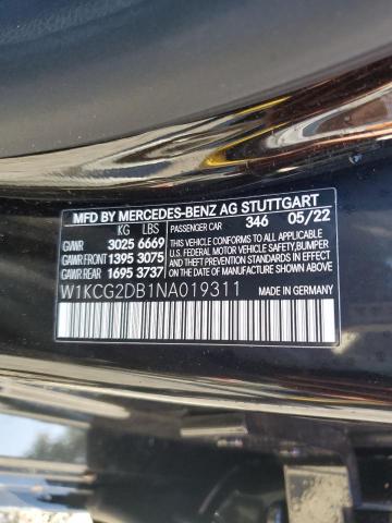W1KCG2DB1NA019311 Mercedes-Benz Eqs Sedan 450+