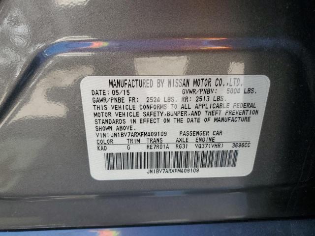 JN1BV7ARXFM409109 Infiniti Q50 BASE