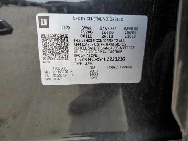 1GYKNCRS4LZ223216 Cadillac Xt5 Premium Luxury