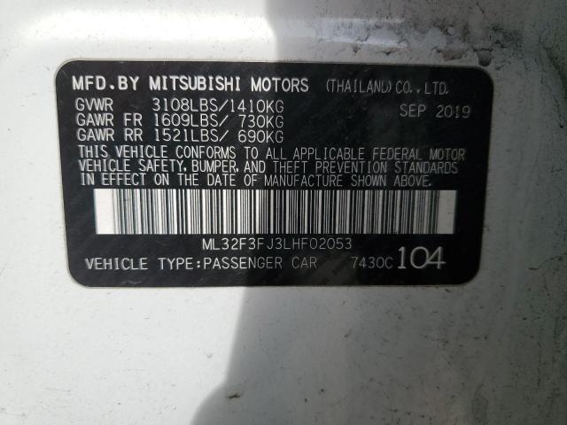 ML32F3FJ3LHF02053 Mitsubishi Mirage G4 Es