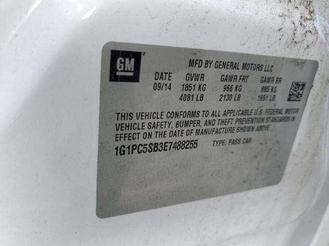 1G1PC5SB3E7488255 Chevrolet CRUZE LT