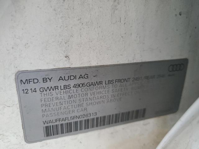WAUFFAFL5FN026313 Audi A4 Premium Plus