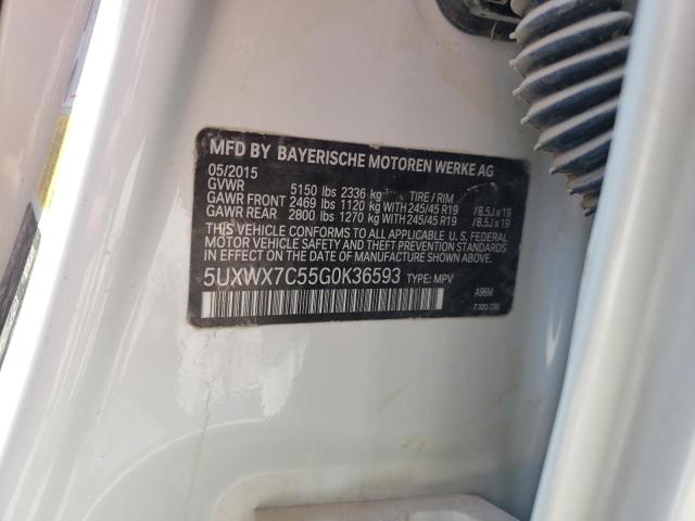 5UXWX7C55G0K36593 BMW X3 Xdrive35i