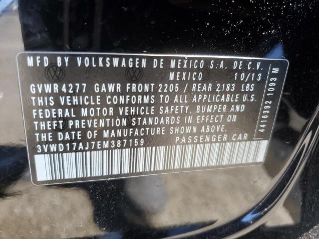 3VWD17AJ7EM387159 Volkswagen JETTA SE