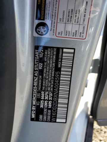 W1KCG2DBXNA004595 Mercedes-Benz Eqs Sedan 450+